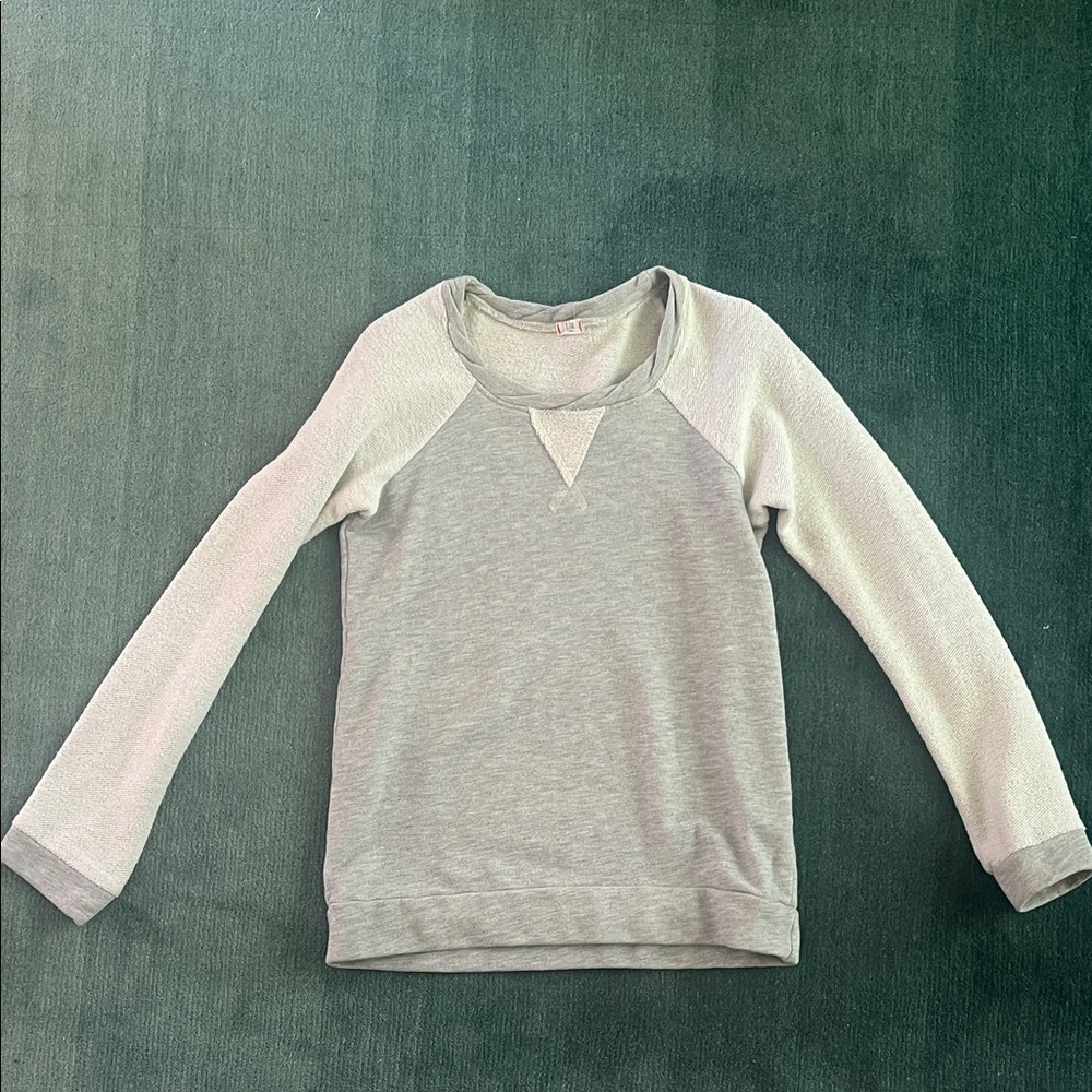 T.La Gray and Cream Sweatshirt